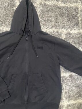 Vans Black Zip-Up Hoodie Jacket